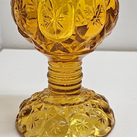 Kanawha Moon and Stars Orange Swung Vase - Picture 11 of 11